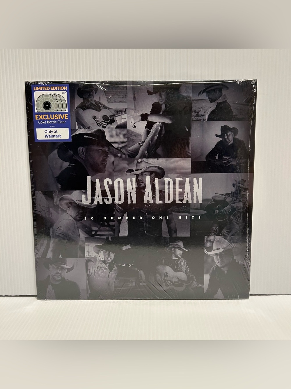 Jason Aldean 30 Number One Hits Vinyl 3 LP Walmart Exclusive Coke Bottle Clear
